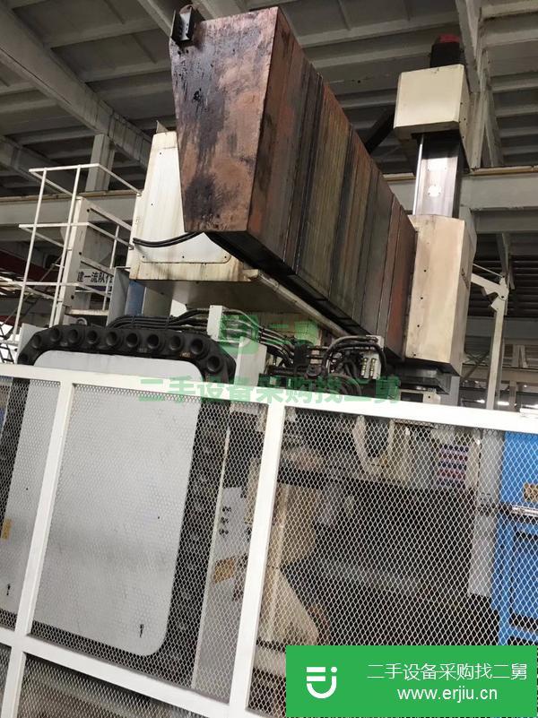 遼寧出售二手臺灣福裕五面體4米數控龍門銑床型號CA-A5C