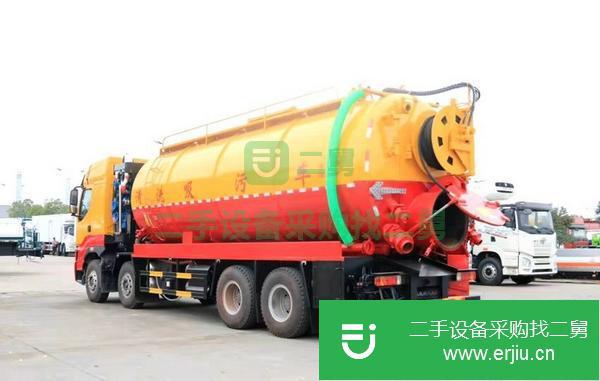 湖北出售二手柳汽國六前四后八清洗吸污車