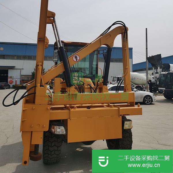 山東出售二手小四輪護(hù)欄打樁機(jī)