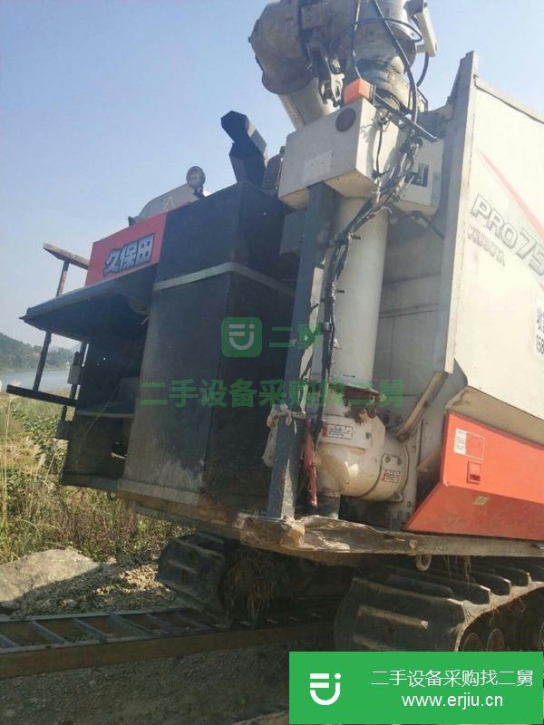 河南出售二手久保田758收割機