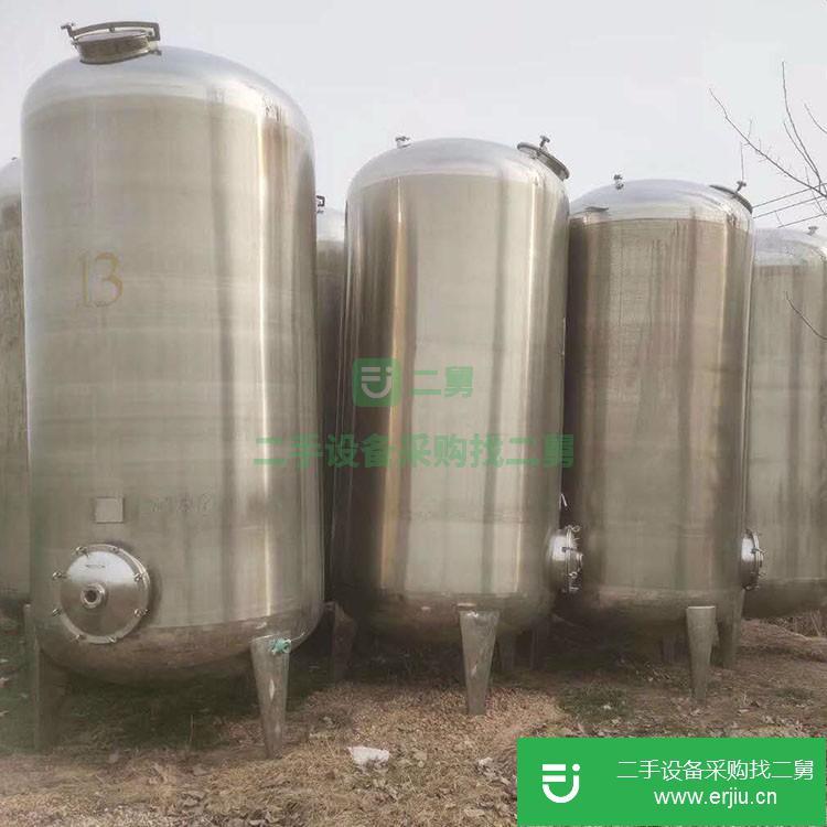 山東出售二手化工不銹鋼儲罐