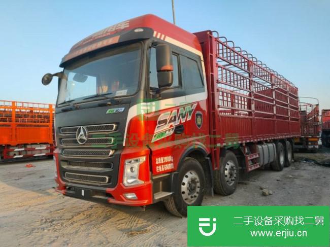 江西出售二手三一重工9.6米高欄前四后八貨車