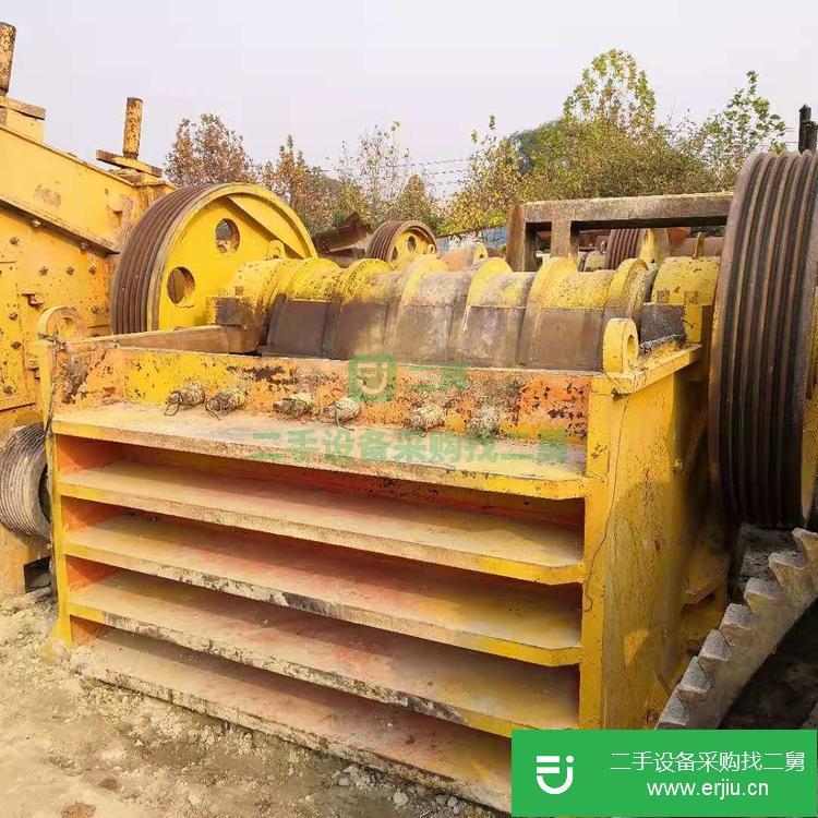 河南出售二手500x2000細牙顎式破碎機