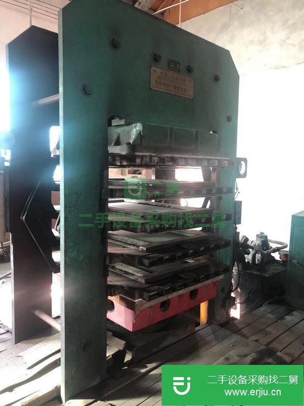 廣東出售二手400噸多層平面硫化機