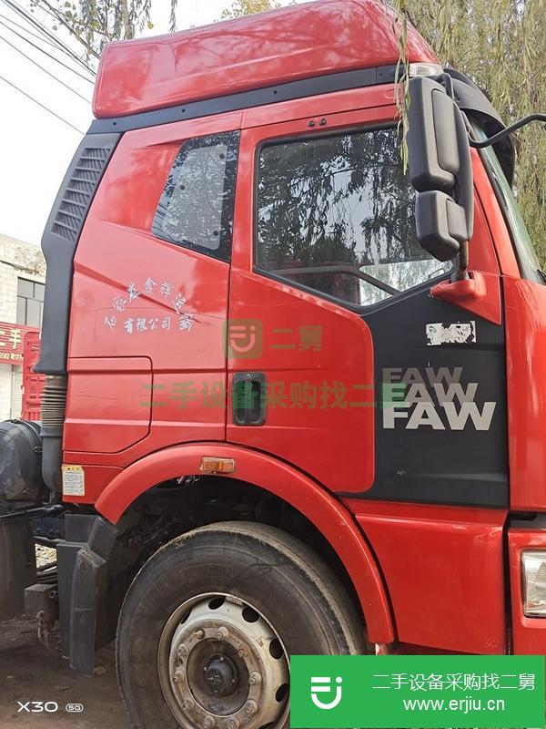 河北出售二手解放牽引車，350馬力國四單驅，全保險，輪胎強
