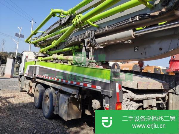 湖北出售二手中聯18年國五49米泵車