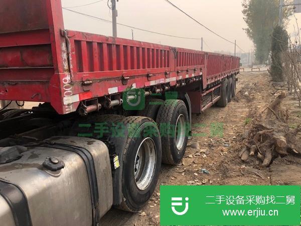 河北出售二手13米高低板標(biāo)箱遠(yuǎn)通半掛車
