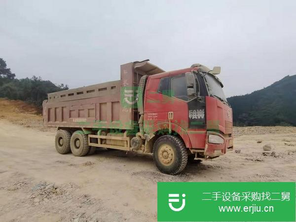 陜西出售二手解放J6自卸車