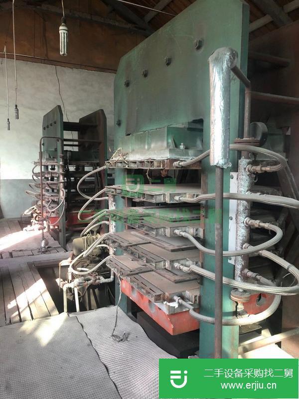 廣東出售二手400噸多層平面硫化機