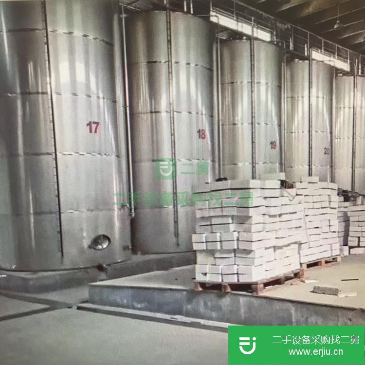 山東出售二手立式不銹鋼儲罐