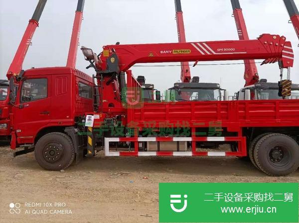 湖北出售二手東風華神F5后八輪隨車吊