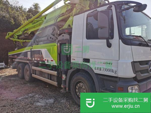 湖北出售二手中聯18年國五49米泵車