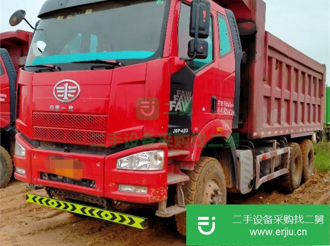 江蘇出售二手一汽解放J6P自卸車