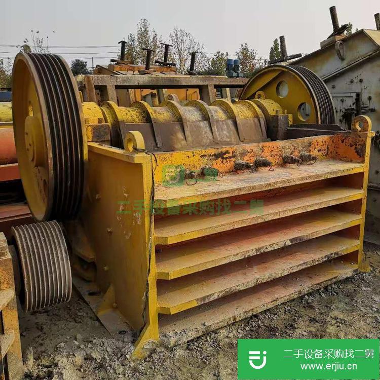 河南出售二手500x2000細牙顎式破碎機