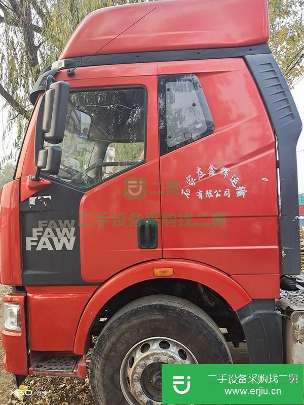 河北出售二手解放牽引車，350馬力國四單驅，全保險，輪胎強