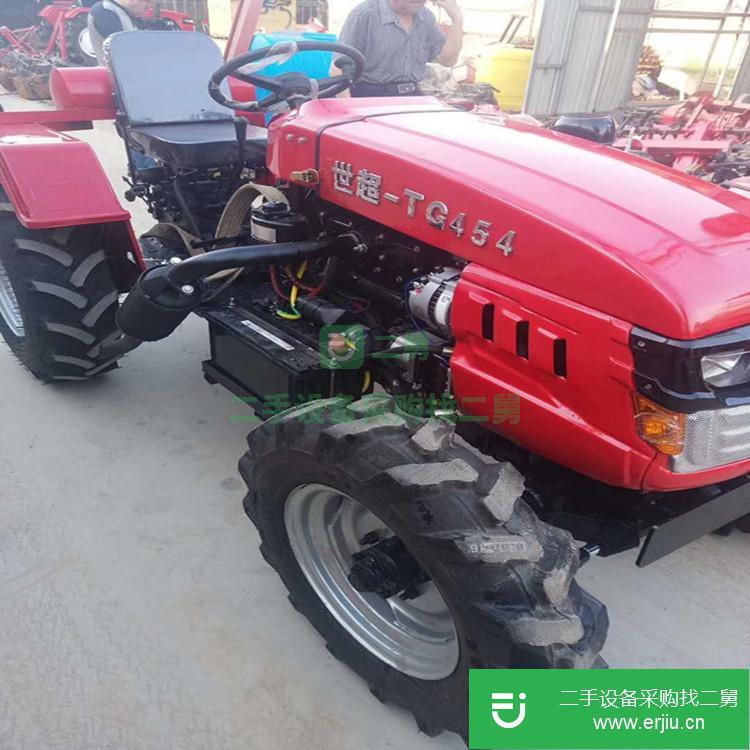 山東出售二手輪距可調(diào)小型四輪拖拉機