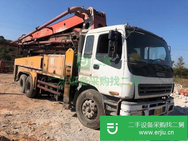 湖南出售二手三一37米泵車車況沒問題手續齊全