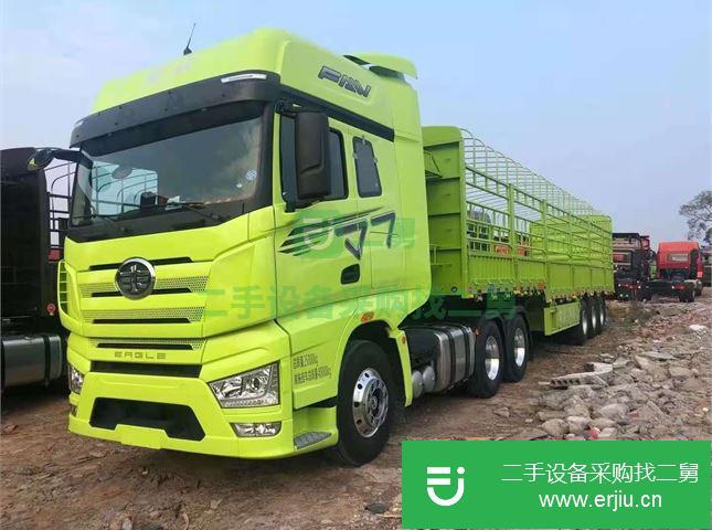 江西出售二手一汽解放j7半掛車
