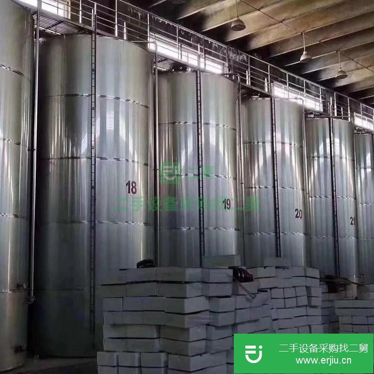山東出售二手立式不銹鋼儲罐