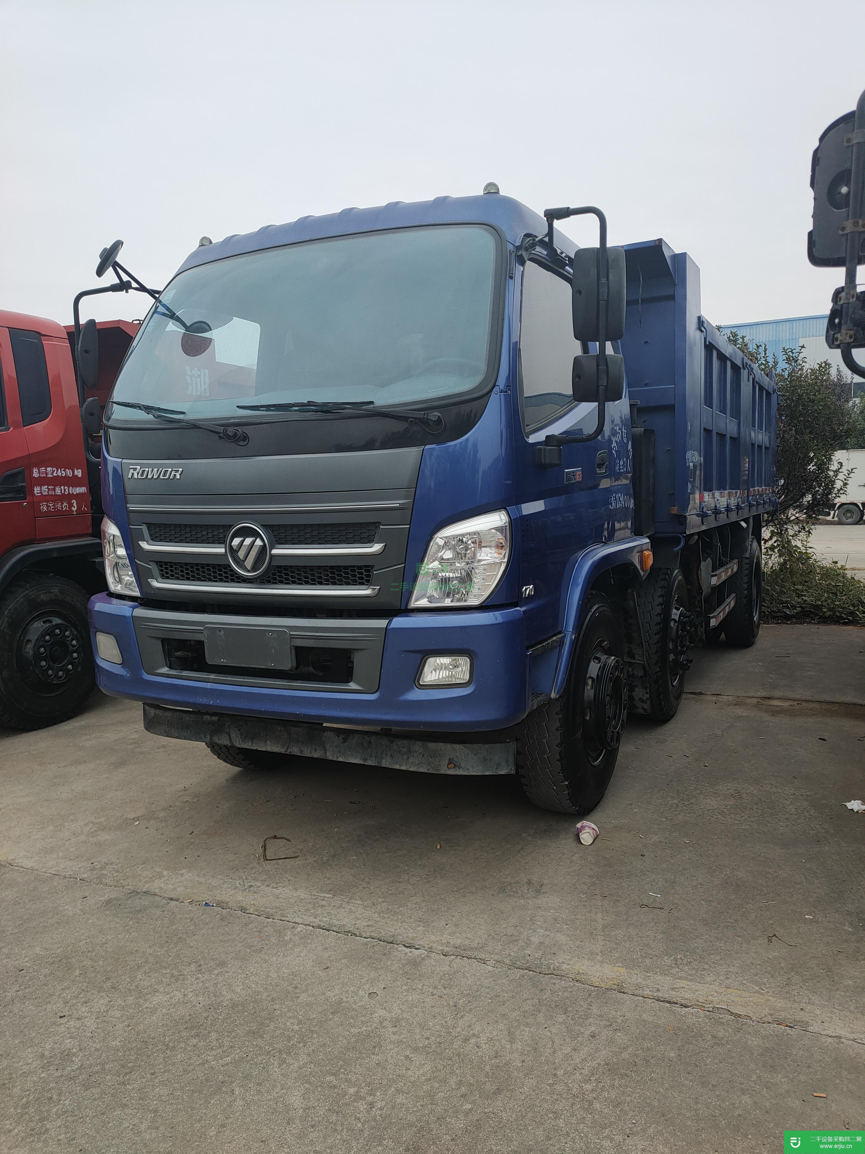 江蘇出售二手福田瑞沃170馬力自卸車