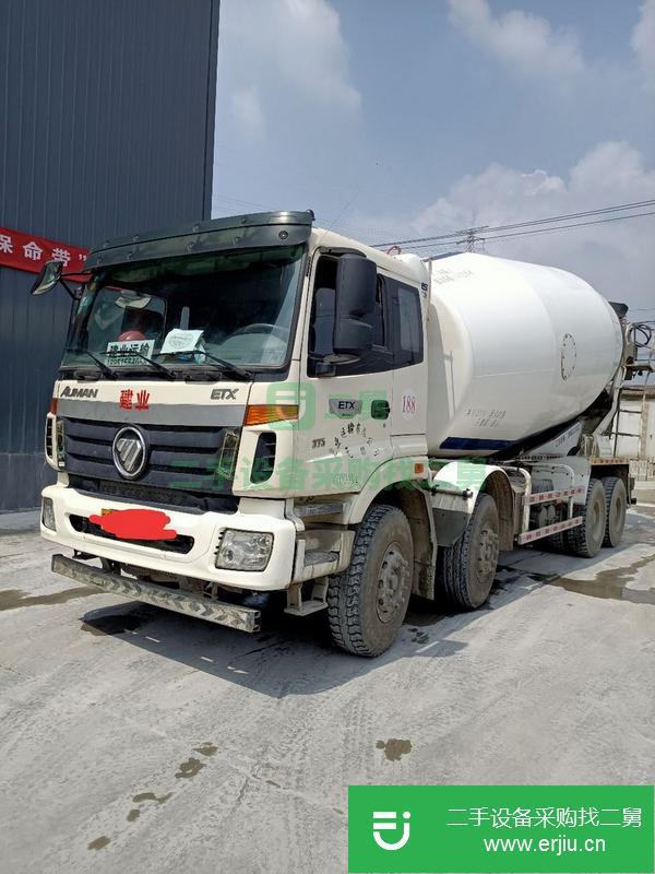 江蘇出售二手歐曼攪拌車濰柴375動力大22方手續(xù)齊全車況優(yōu)