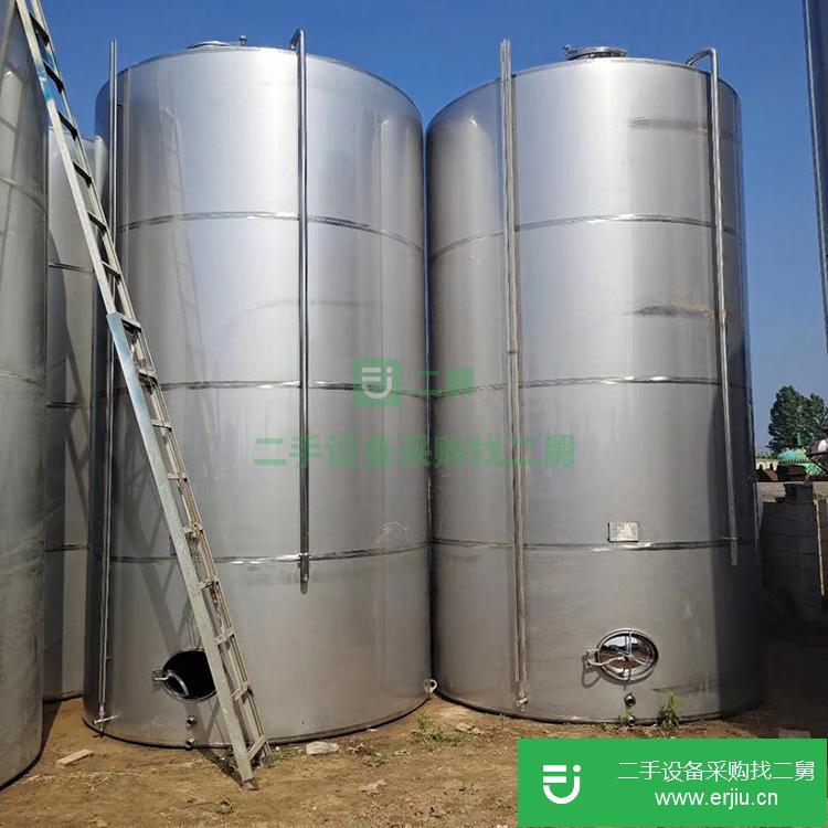 山東出售二手10噸不銹鋼儲罐
