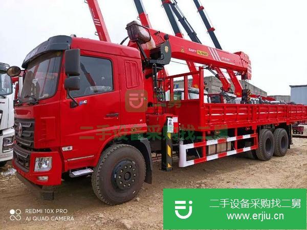 湖北出售二手東風華神F5后八輪隨車吊