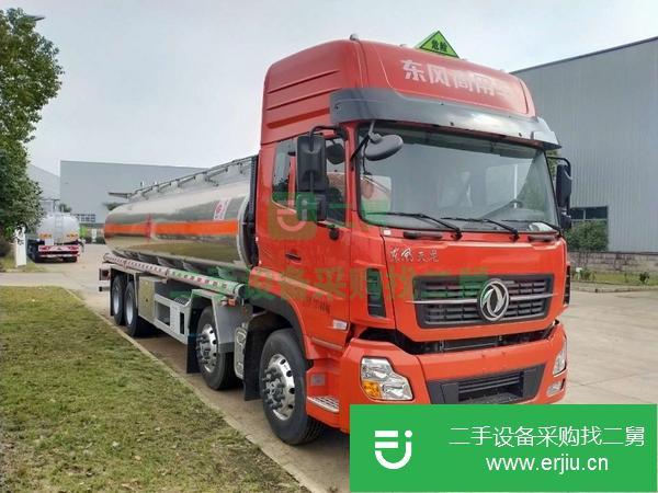 浙江出售二手東風天龍雙臥沃爾沃DDI350馬力前四后八油罐車包上戶可分期