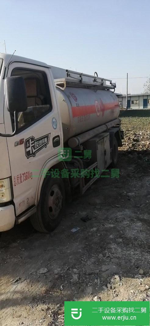 江西出售二手5噸油罐車手續齊全朝柴102馬力