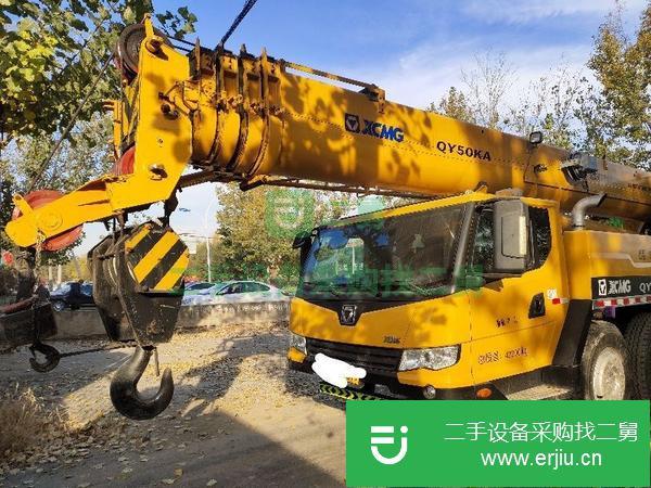 河南出售二手18年徐工50kA汽車吊手續(xù)齊全