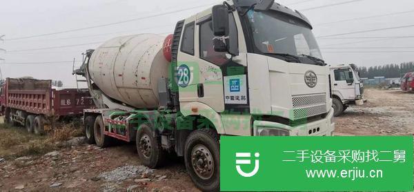 福建出售二手14年18方解放攪拌車，手續齊全包提檔過戶