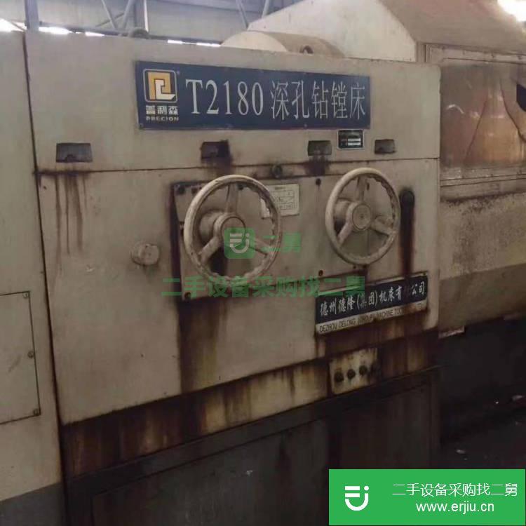 河北出售二手德州普利森T2180x12米深孔鉆鏜床