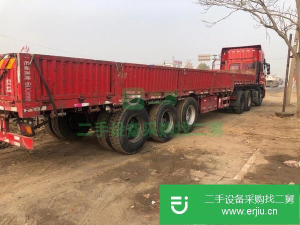 河北出售二手13米高低板標(biāo)箱遠(yuǎn)通半掛車