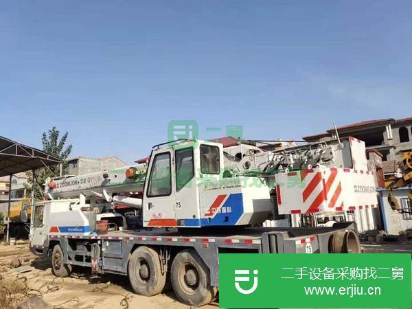 河北出售二手13年中聯(lián)25v5吊車