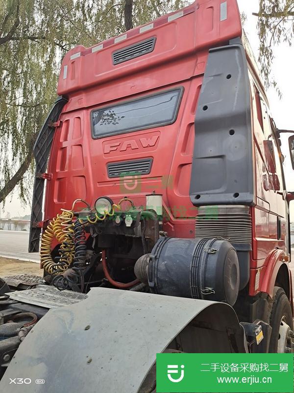 河北出售二手解放牽引車，350馬力國四單驅，全保險，輪胎強