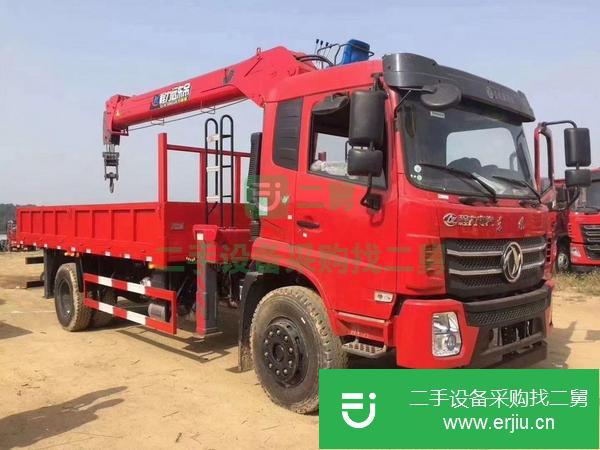 廣西出售二手東風濰柴190馬力單橋8噸隨車吊