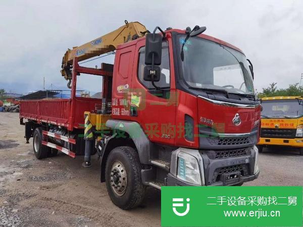 廣東出售二手精品柳汽乘龍玉柴200馬力10噸隨車吊