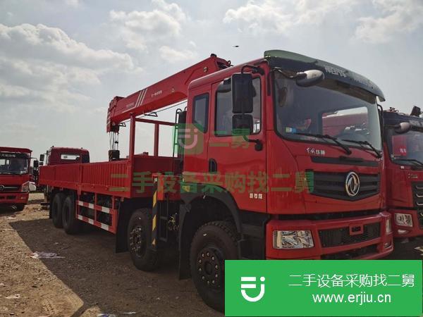 浙江出售二手東風前四后八12噸玉柴270馬力隨車吊