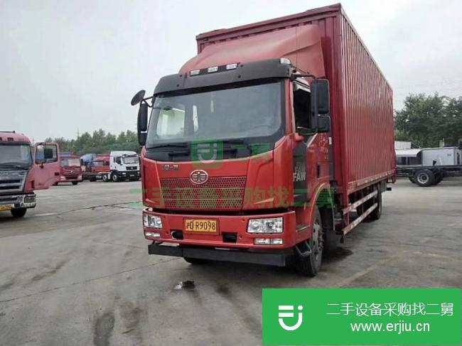 上海出售二手一汽解放廂式貨車