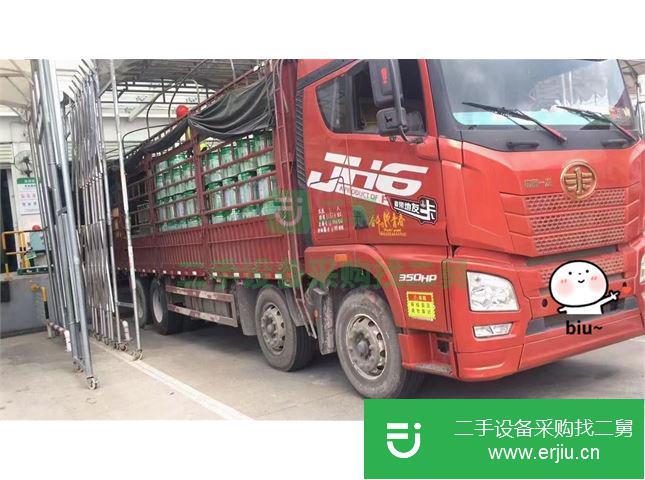 江西出售二手一汽解放J6高欄貨車