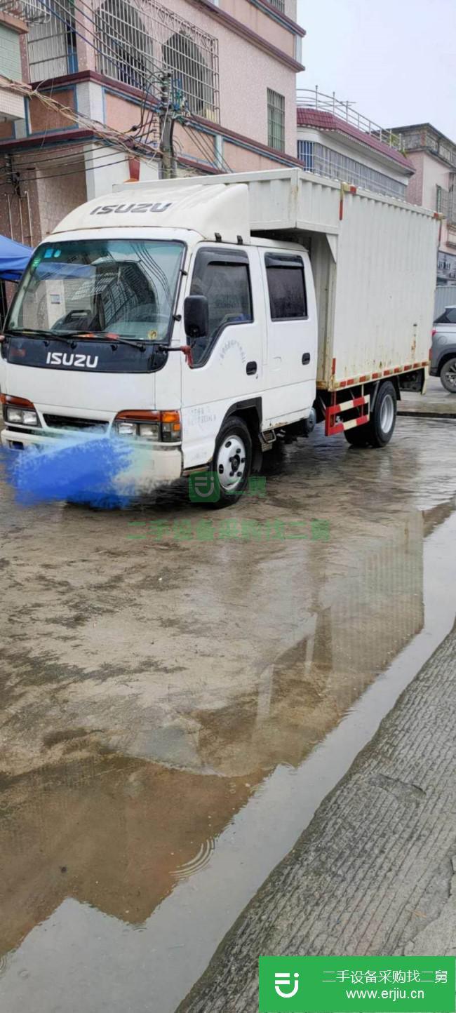 廣東出售二手慶鈴雙排雙輪廂式貨車