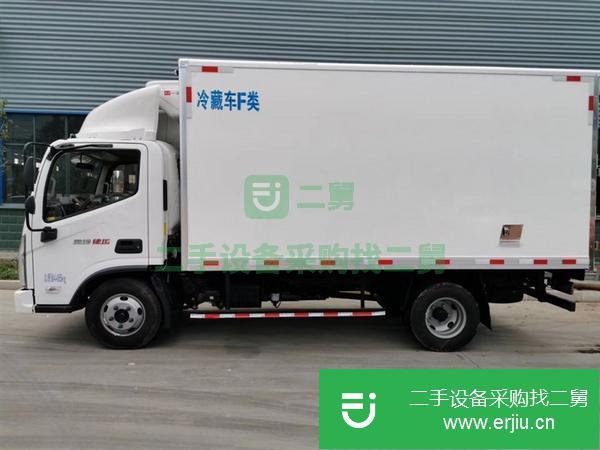 寧夏出售二手福田奧鈴國六4.2米130馬力冷藏車