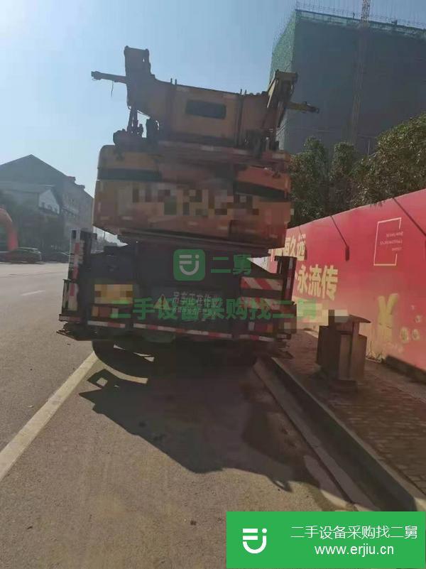 廣東出售二手三一100噸汽車吊,32.5噸配重,60米主臂,帶配重后移