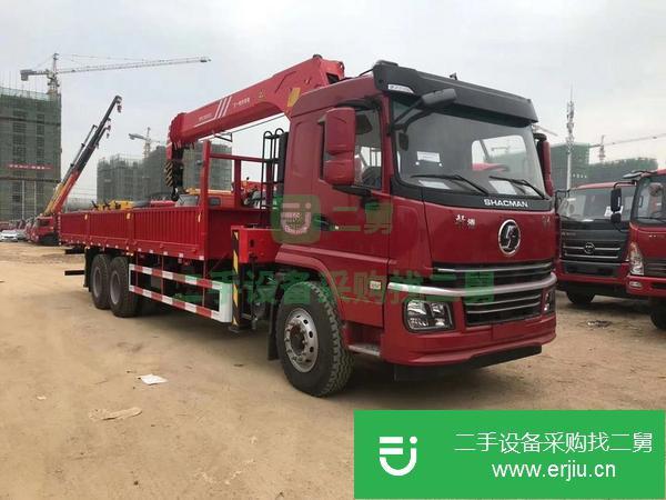 湖北出售二手陜汽軒德后八輪270馬力隨車吊
