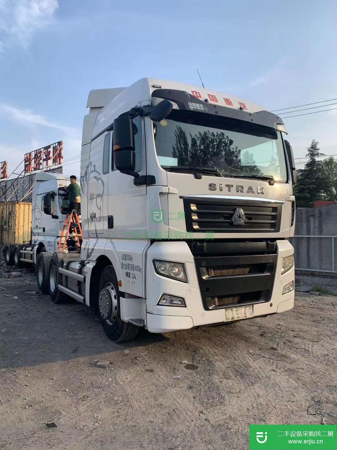 山東出售二手汕德卡牽引車