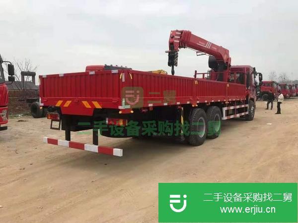 福建出售二手陜汽軒德龍后八輪12噸隨車吊