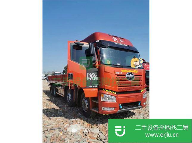 江西出售二手一汽解放J6P前四后八平板車