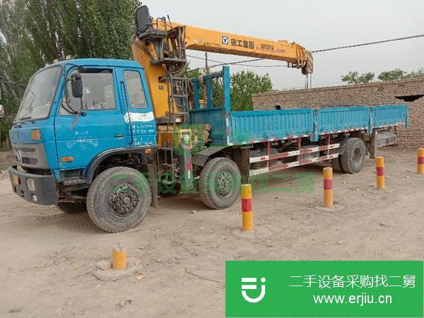 新疆出售二手徐工十噸隨車吊車況完美