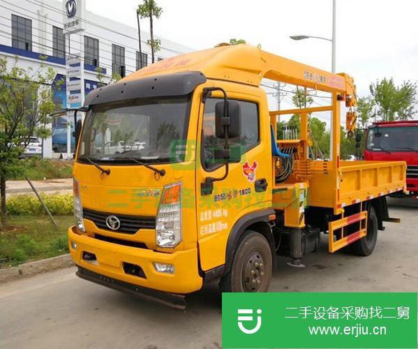 湖北出售二手時風小藍牌4噸隨車吊