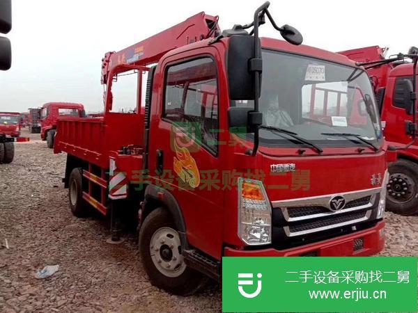 安徽出售二手5噸重汽豪曼隨車吊